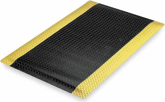 Alt view image 3 of 10 - NOTRAX 479S0035YB 3'X5' #479 CUSHION TRAXFLOOR MAT BLACK-YELLO