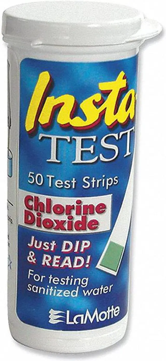 Main image of LAMOTTE 3002 Test Strip,Chlorine Dioxide,PK50