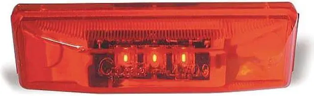 Alt view image 2 of 4 - Marker Lamp,LED,3 Diode,Red GROTE G1902
