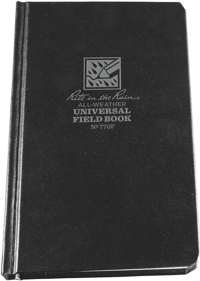 Alt view image 2 of 8 - RITE IN THE RAIN 770F Bound Notebook,Uni,4-3/4in. x 7-1/2in.