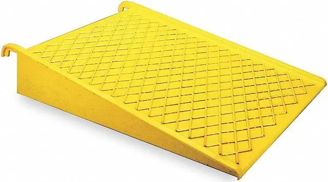 Alt view image 2 of 8 - EAGLE MFG 1689 Spill Pallet Ramp,Yellow,1500 lb.