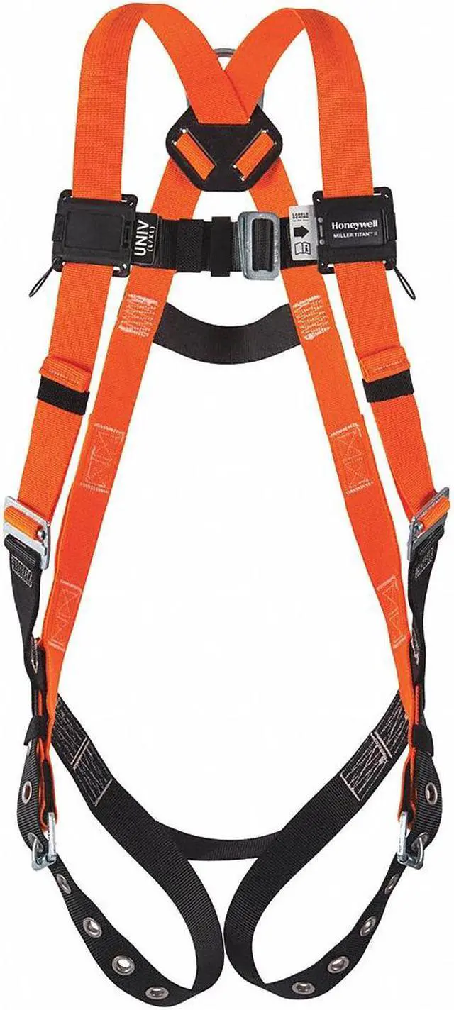 Main image of HONEYWELL MILLER T4500/XXLAK Titan II Full Body Harness, 2XL, 400 lb., Mating
