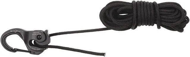 Main image of NITE IZE NCJSA-01-R8 Rope Tightener,Black,Aluminum