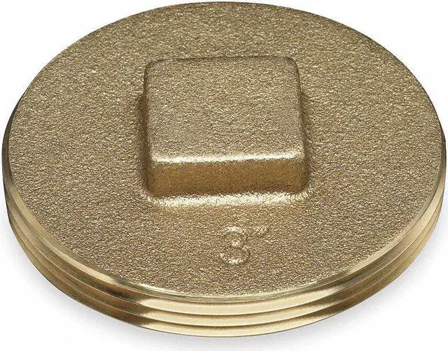 Alt view image 4 of 6 - OATEY 42371 Cleanout Plug,2.5 In,Brass