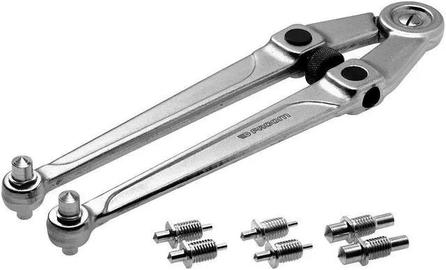 Alt view image 4 of 7 - FACOM FA-117.B Adjustable Pin Spanner Wrench, 9-3/4 in. L