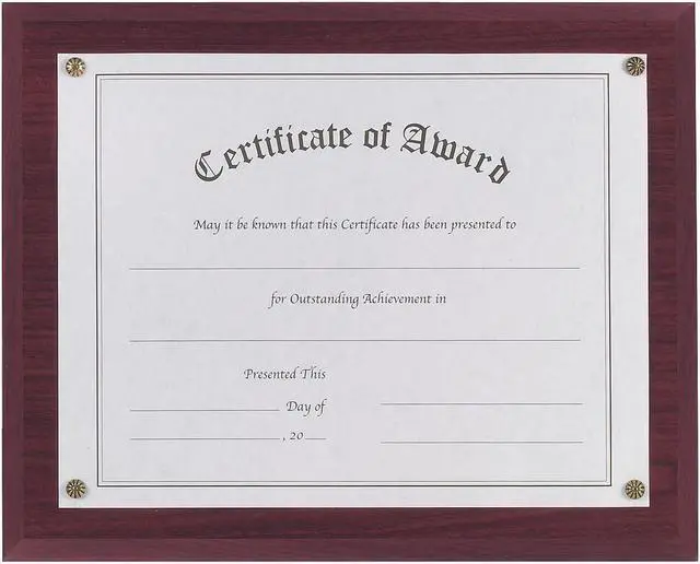 Alt view image 2 of 4 - NUDELL 18813M Award-A-Plaque Mahogany