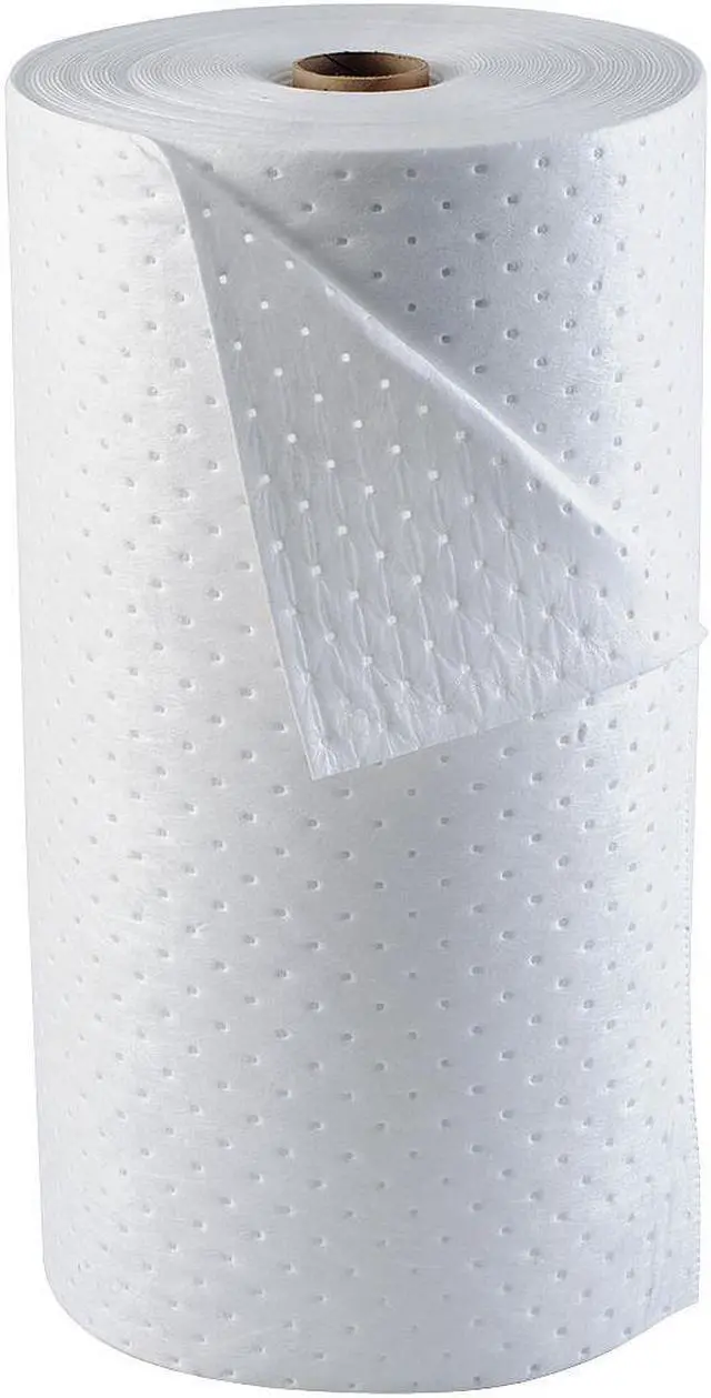 Main image of BRADY OP30 Sorbent Roll, Oil, 49 gal Vol Absorbed per Pkg, 30 in x 150 ft,
