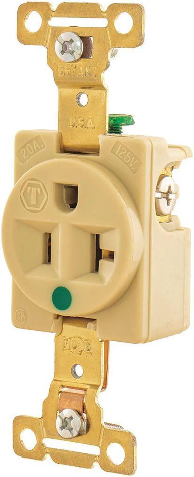 Main image of BRYANT 8310I 20A Single Receptacle 125VAC 5-20R IV