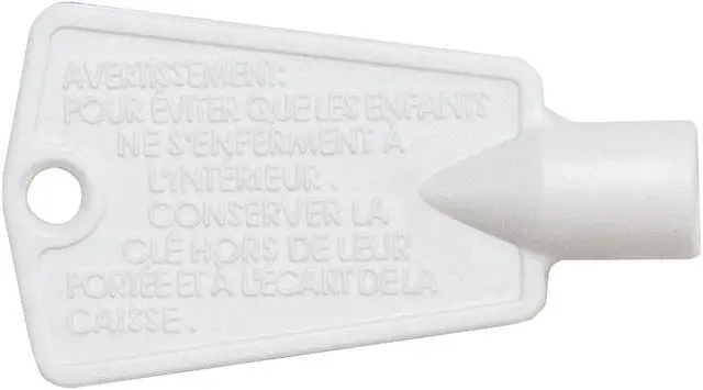 Alt view image 2 of 2 - FRIGIDAIRE 297147700 Freezer Key
