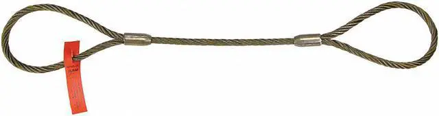 Alt view image 2 of 2 - LIFT-ALL 34EEX10 Sling,Wire Rope,10Ft L,Vert Cap 11200 lb