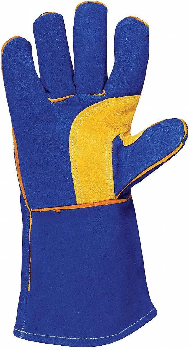 Main image of CAIMAN 1440 Welding Gloves,L,13 In. L,Reinforced,PR