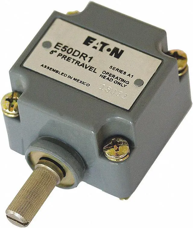 Alt view image 2 of 2 - EATON E50DR1 Cutler-Hammer Lmt Switch Hd,Rotary Lvr,Side,.63 In,10A