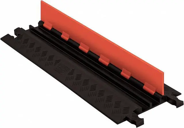 Alt view image 2 of 6 - CHECKERS GD2X75-ST-O/B Cable Protector, 1-1/4 in H, 38-1/2 in L, 12 in W, 2