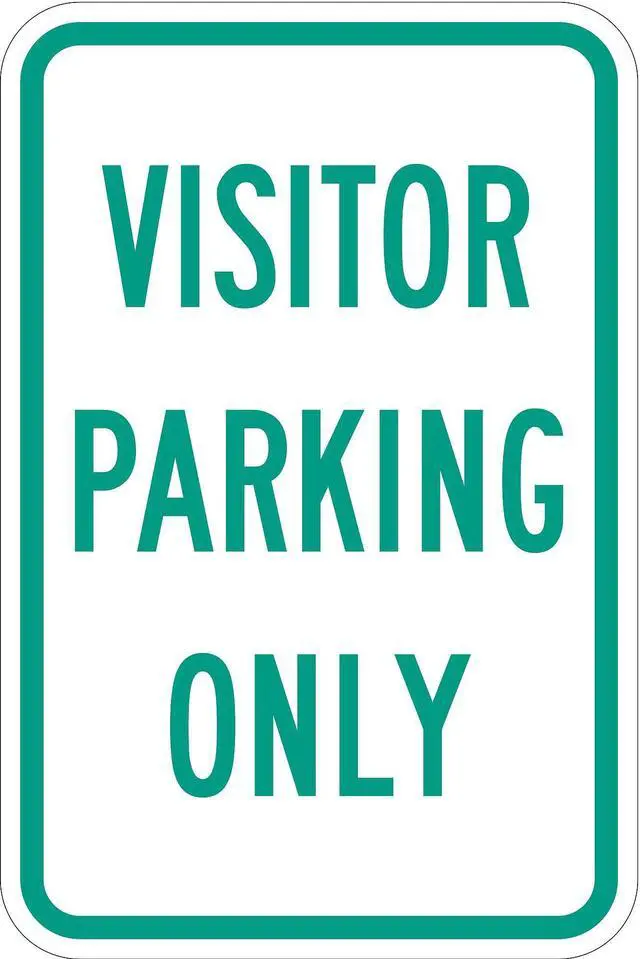 Alt view image 2 of 2 - LYLE T1-1033-HI_12x18 Visitor Parking Sign,18" x 12, T1-1033-HI_12x18