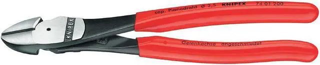 Alt view image 5 of 6 - Diagonal Pliers, High Leverage, 8 In L, Red
