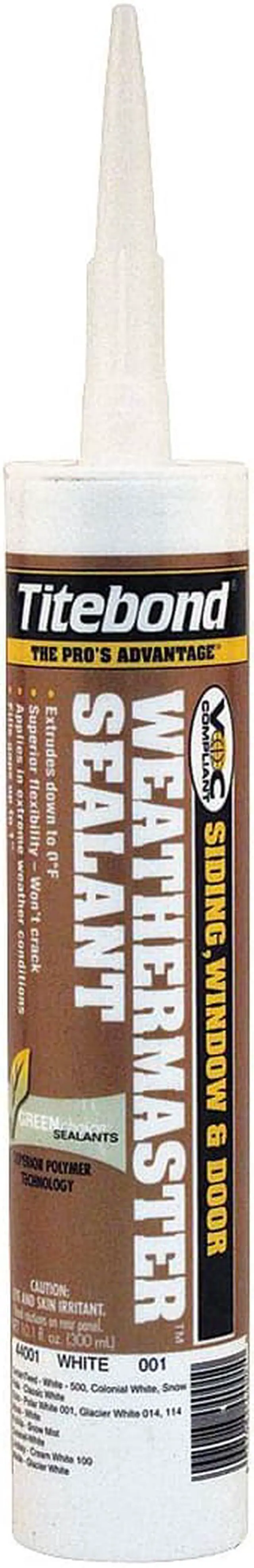 Alt view image 2 of 3 - TITEBOND 43991 Polymer Sealant, 10 oz, Cartridge, Clear, Polymer Base,