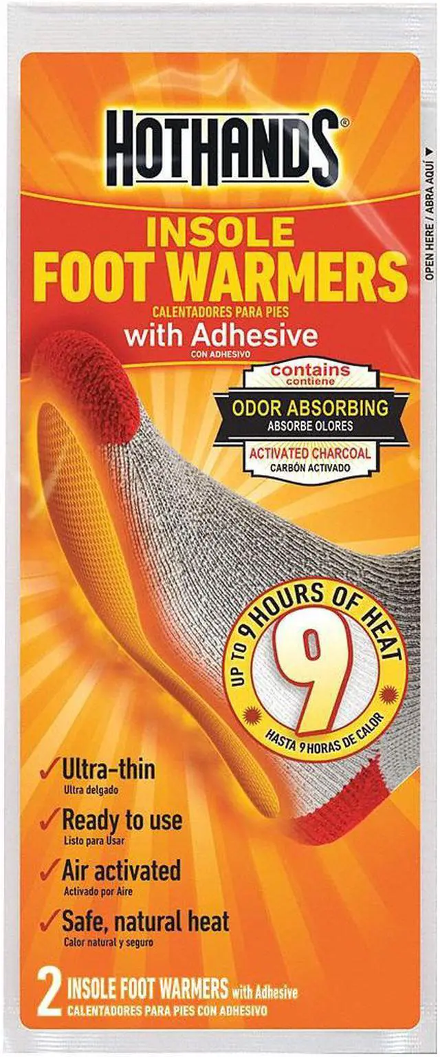 Main image of Hothands Foot Warmer, Up to 9 hr. Heating Time, Activates By Contact with Air