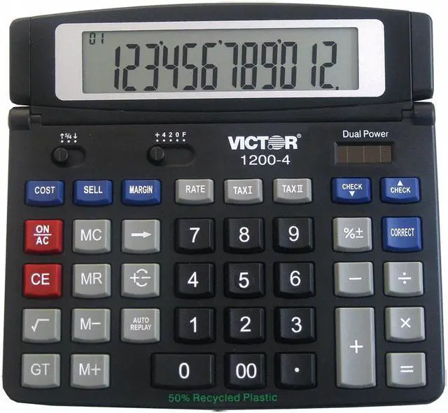 Main image of Victor 1200-4 12 Digit Professional Desktop Calculator