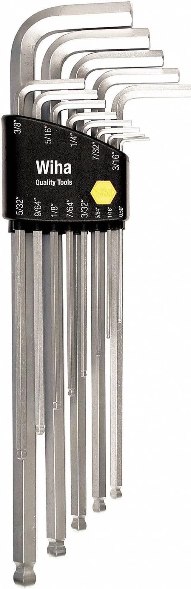 Main image of WIHA 36998 13 Piece SAE L-Shape Hex Key Set, 36998