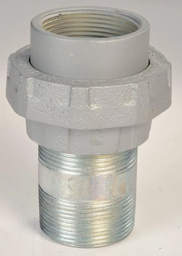 Main image of APPLETON ELECTRIC UNY400R-A Rigid Union, 4 in, Threaded, Copper, Powder Coated,