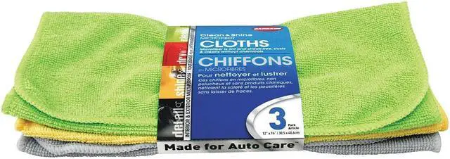 Alt view image 3 of 8 - Carrand 40061 3 pk Microfiber Towels