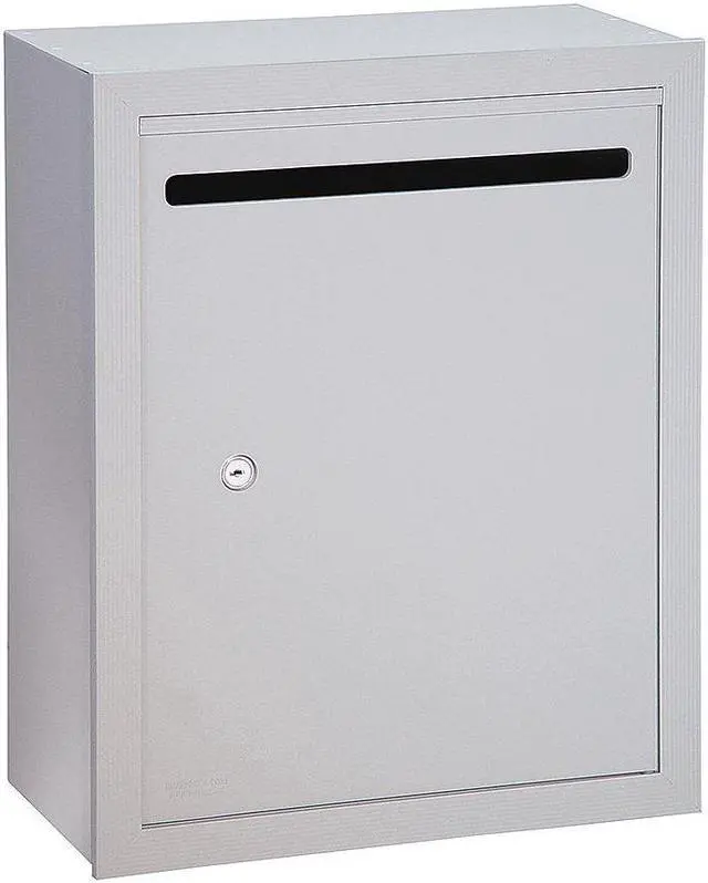 Alt view image 2 of 6 - Salsbury 2240AP Letter Box (Includes Commercial Lock) - Standard - Surface Mounted - Aluminum - Private Access