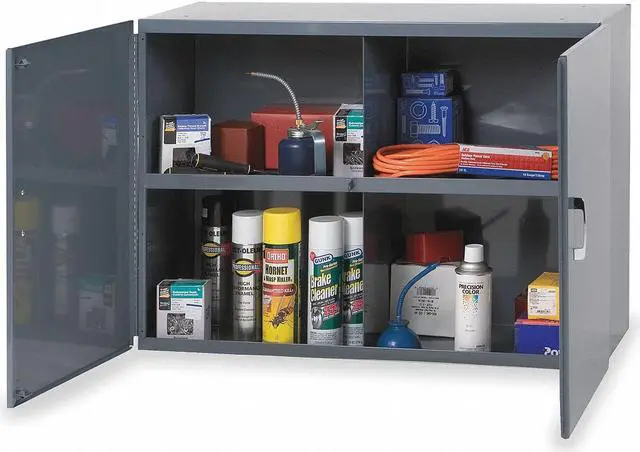 Alt view image 2 of 3 - DURHAM MFG 338-95 Shelving Storage Cabinet, 23-7/8 in H, 33-3/4 in W, 12-1/2 in