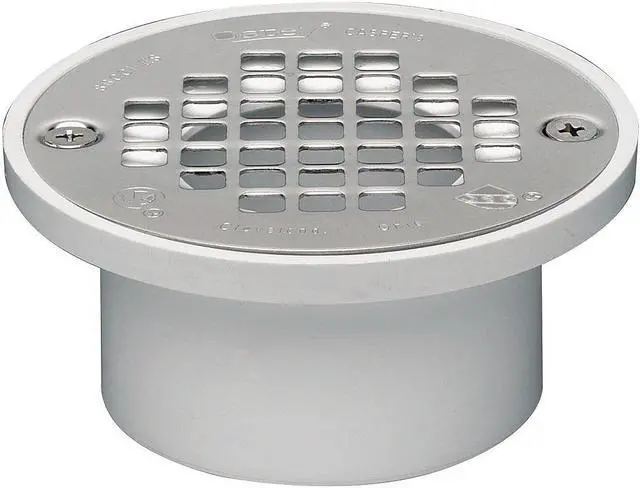 Alt view image 2 of 7 - OATEY 43583 5 " PVC, Stainless Steel General Purpose Drain