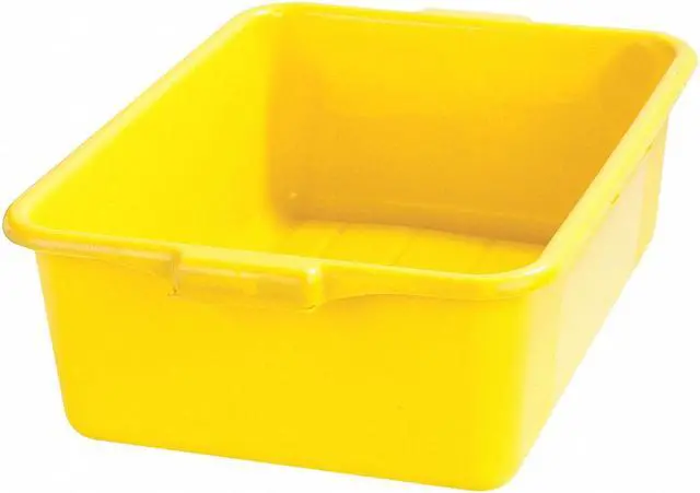 Alt view image 2 of 2 - CARLISLE FOODSERVICE N4401104 Tote Box, Yellow, Polyethylene
