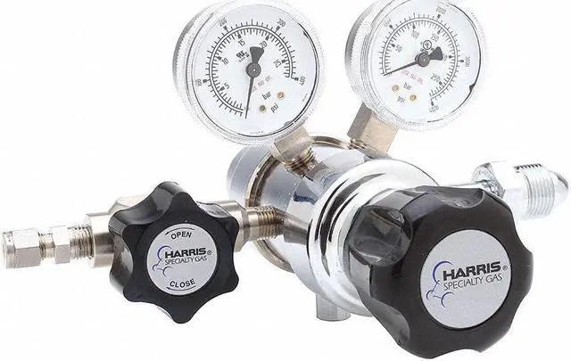 Main image of HARRIS KH1057 High Purity Gas Regulator, Hydrogen, Methane, Two Stage,