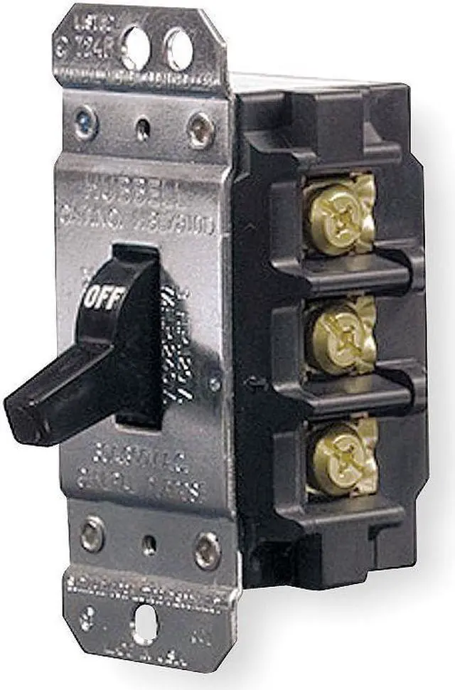 Alt view image 3 of 6 - HUBBELL KELLEMS HBL7810D Manual Motor Switch,30A,600VAC,3P