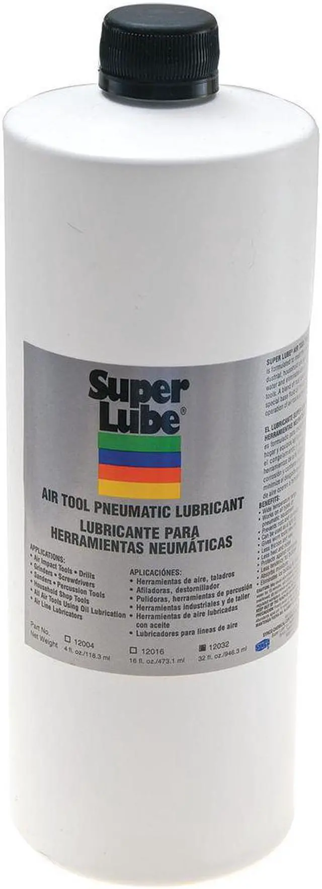 Main image of SUPER LUBE 12032 1 qt., Bottle, Synthetic Oil, Translucent