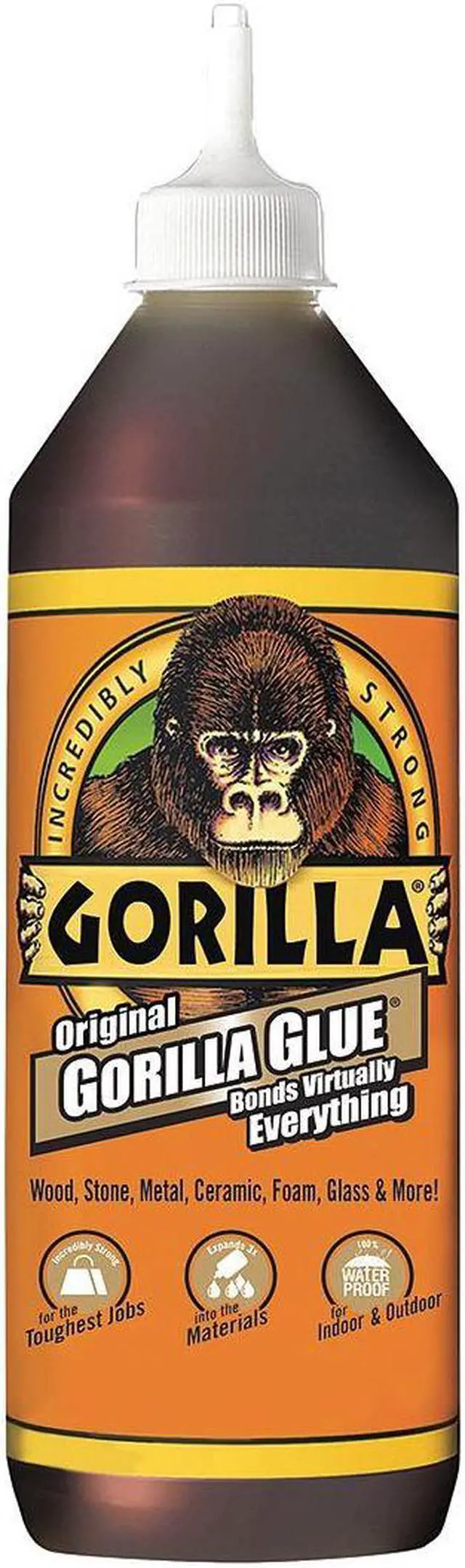 Alt view image 2 of 9 - GORILLA GLUE 119484 Spray Adhesive, Clear, 24 hr Full Cure, 12 oz, Aerosol Can