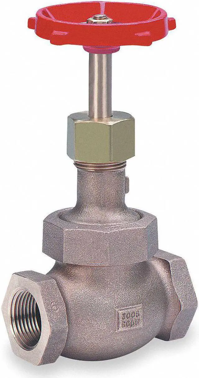 Main image of MILWAUKEE VALVE 572 1 1/4 Globe Valve,Class 300,1-1/4 In.