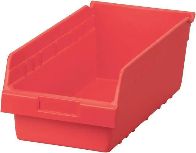 Alt view image 2 of 3 - AKRO-MILS 30088RED Red Shelf Bin, 17-7/8"L x 8-3/8"W x 6"H