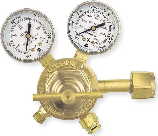 Alt view image 2 of 4 - VICTOR 0781-0027 Gas Regulator, Single Stage, CGA-540, 4 to 80 psi, Use With: