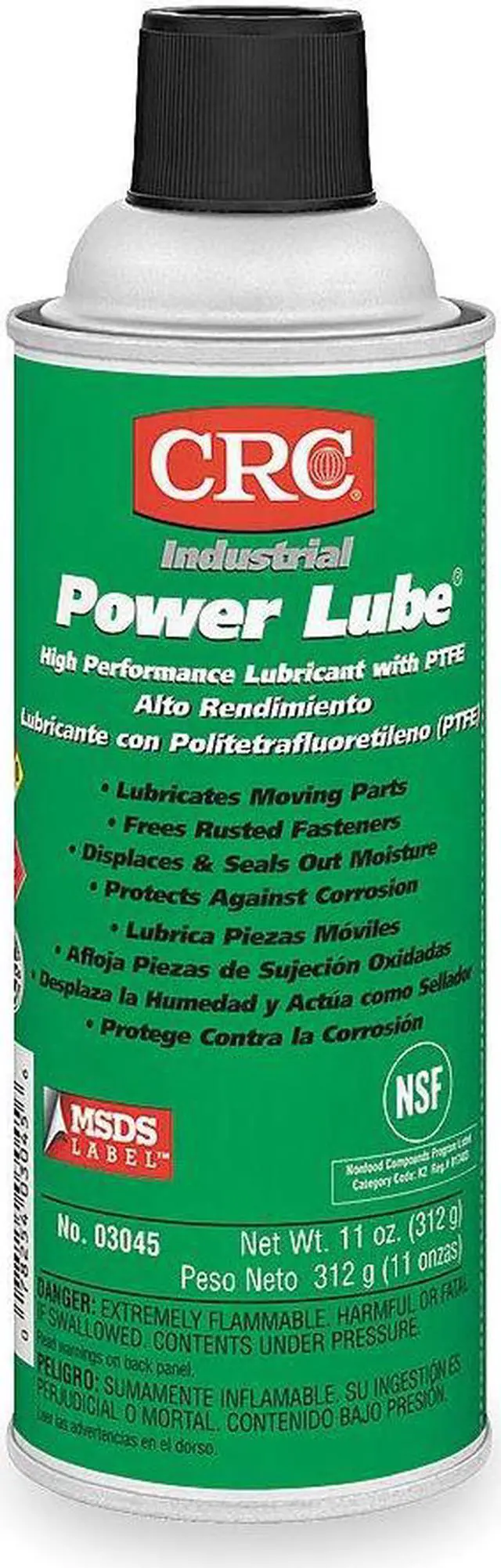 Alt view image 2 of 6 - CRC 03045 High Performance Lubricant, Aerosol, 11 Oz.