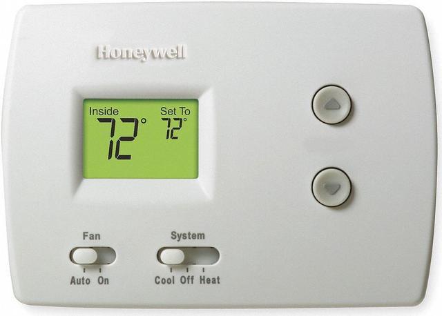 Alt view image 3 of 8 - Thermostat Non-Programmable Digital1H/1C Pro 3000 HONEYWELL CONSUMER Thermostats