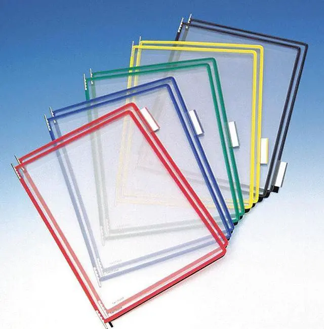 Alt view image 4 of 7 - Tarifold- Inc. P090 Replacement Pivoting Pockets for Wall Unit & Desktop Starter Set- 10/Pack