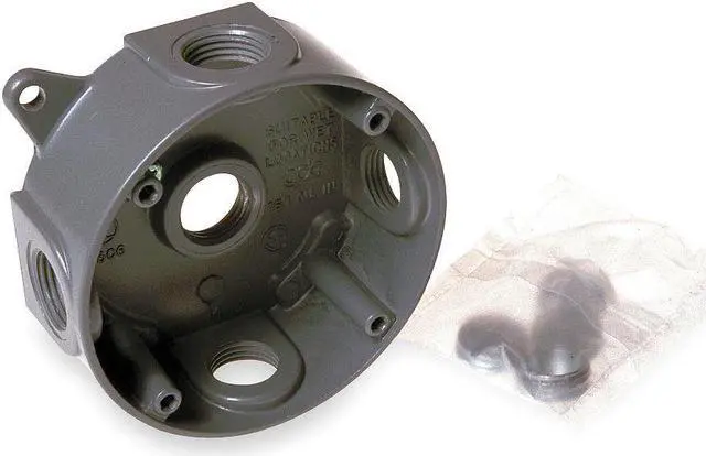Main image of BELL OUTDOOR 5361-0 Weatherproof,5Inlet,16 cu. in