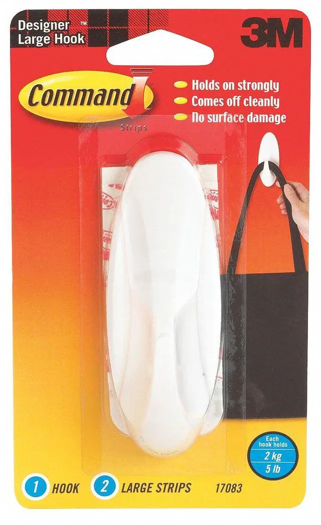Alt view image 8 of 11 - 3M Command Wht Design Hook 17083ES Unit: EACH