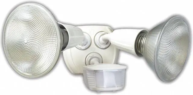 Main image of DESIGNERS EDGE L6003WH Motion Light,180Degree,70 ft.,Wht,16in L