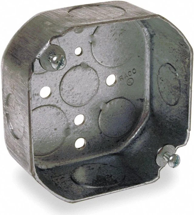 Alt view image 2 of 3 - RACO 127 Electrical Box,Octagon,4 X 4 in.