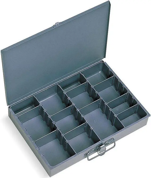 Main image of DURHAM MFG 215-95-D571 Steel, Compartment Drawer, 9 7/8 in D x 2 1/8 in H x 13