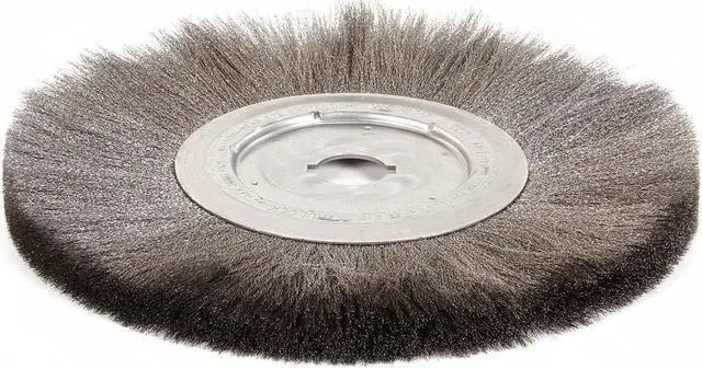 Alt view image 2 of 7 - WEILER 93004 Crimped Wire Wheel Wire Brush, Arbor, 12"