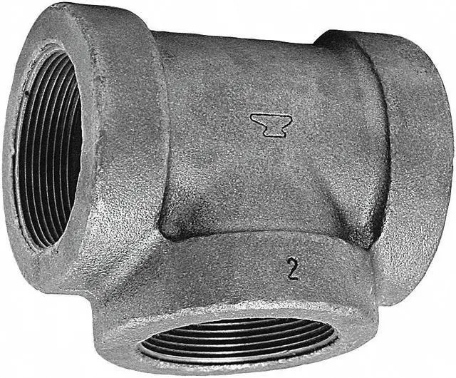 Alt view image 4 of 4 - ANVIL 0300039807 1-1/4" x 1-1/4" x 3/4" FNPT Cast Iron Reducing Tee Class 125