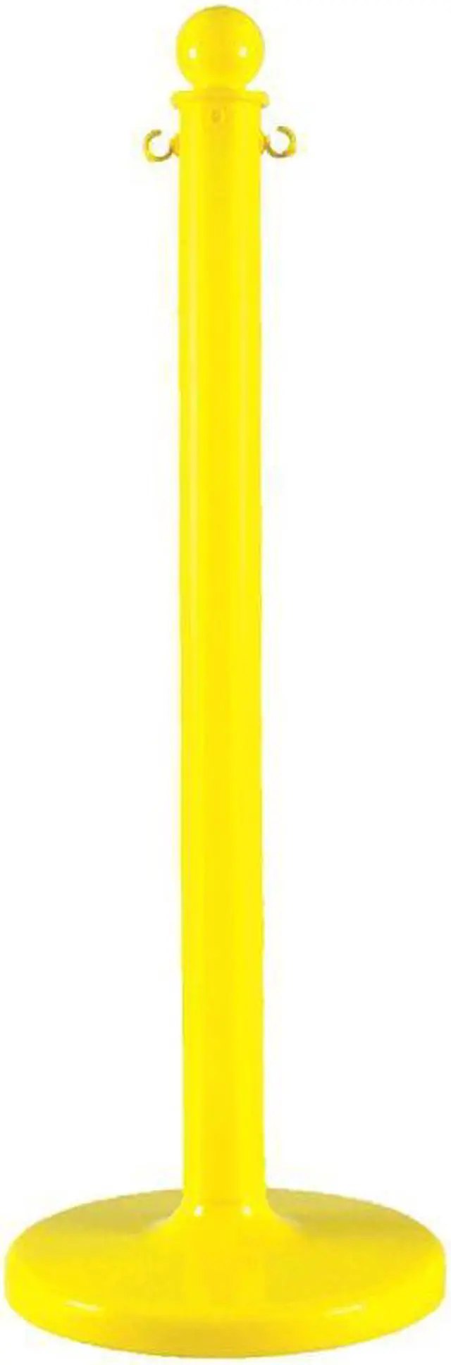 Alt view image 2 of 6 - ZORO SELECT 96402-6 2.5" Diameter Plastic Stanchion - Yellow, 40 in Height, 6 pk