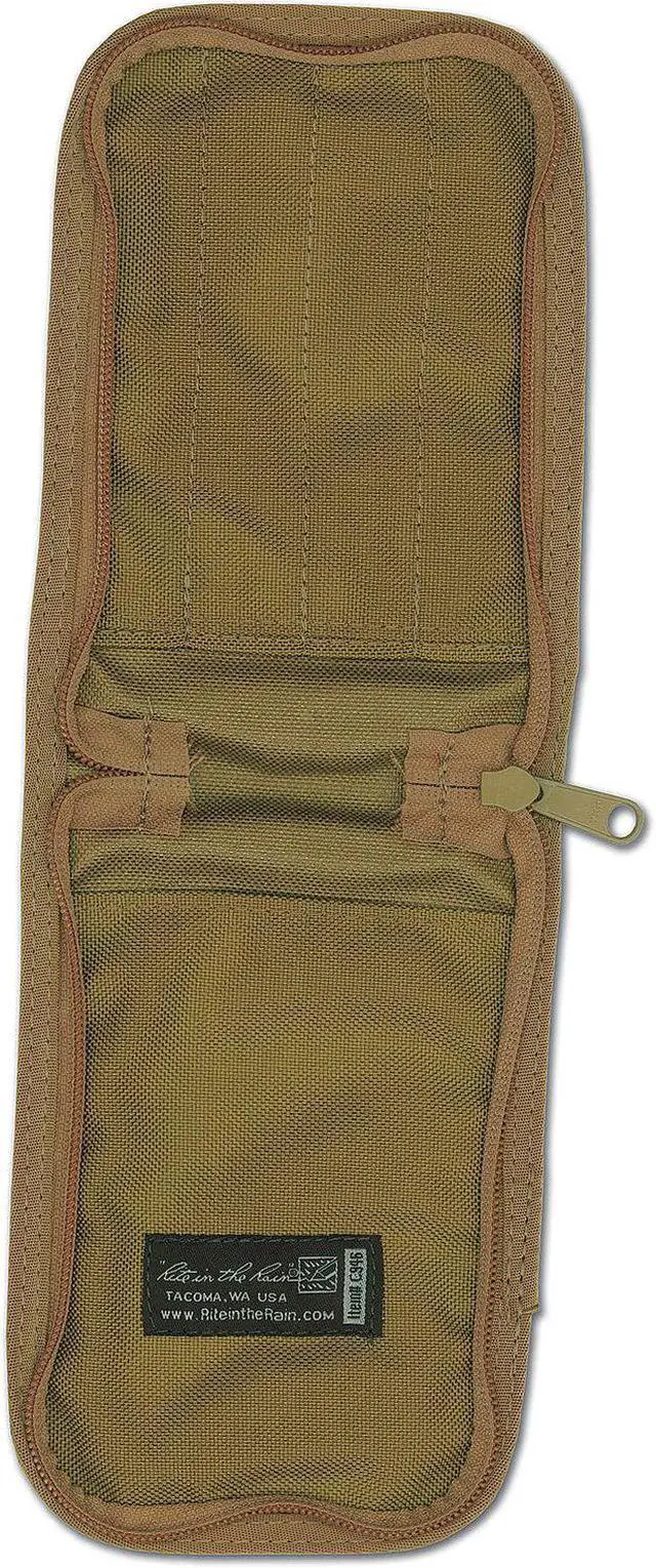 Alt view image 3 of 7 - RITE IN THE RAIN C946 Cordura Cover,Tan Cover,4x6In
