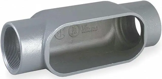 Main image of Hubbell Killark Conduit Outlet Body,Iron,1-1/2 In. HAWA C57