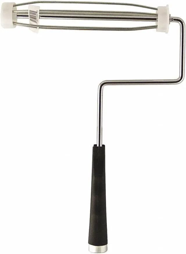 Alt view image 3 of 4 - WOOSTER F0010-9 Paint Roller Frame, 5 Wire Cage, Plastic Handle, 9" Rollers